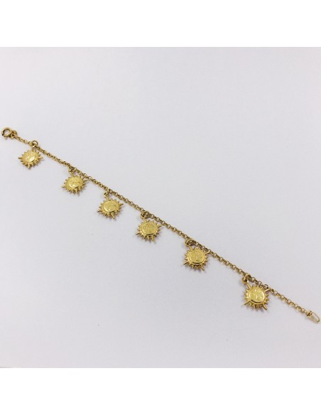 Pulsera sol en oro 18kt.