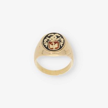 Sello heraldico en oro 18kt 2