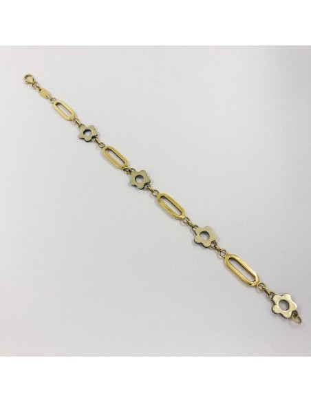 Pulsera con estrellas en oro 18kt.