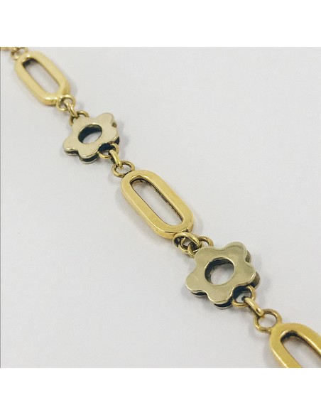 Pulsera con estrellas en oro 18kt.