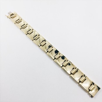 Pulsera articulada en oro