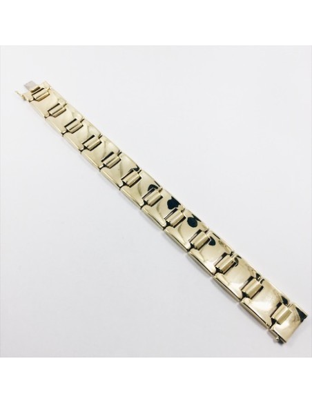 Pulsera articulada en oro