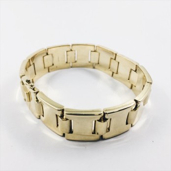 Pulsera articulada en oro 2