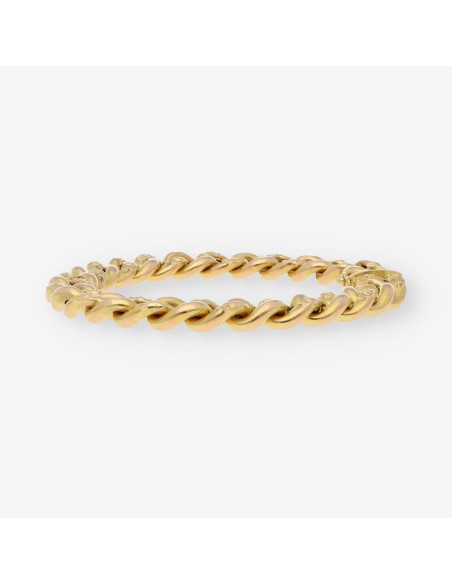 Pulsera barbada en oro 18kt