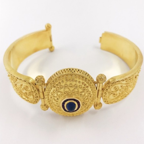 Pulsera esclava en oro 22kt