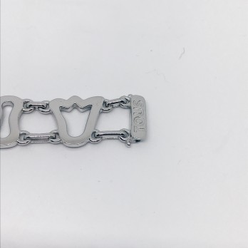 Pulsera Tous oro blanco y diamantes 2