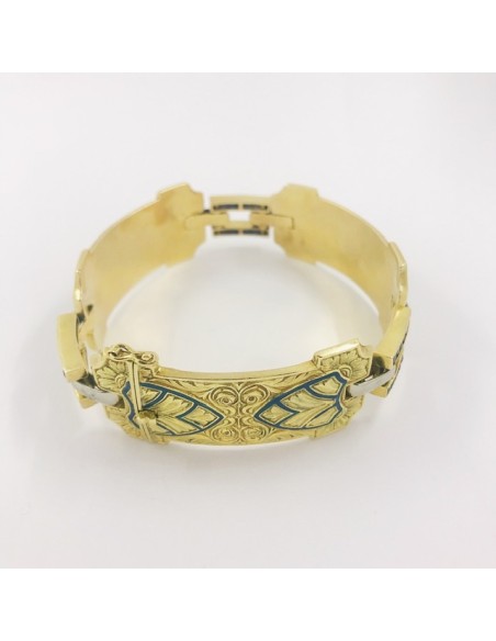 Pulsera vintage en oro 18kt