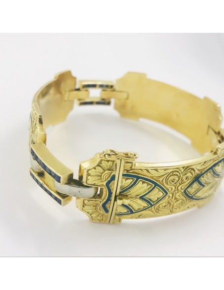 Pulsera vintage en oro 18kt