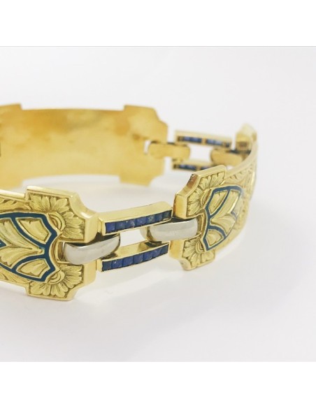 Pulsera vintage en oro 18kt