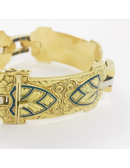 Pulsera vintage en oro 18kt