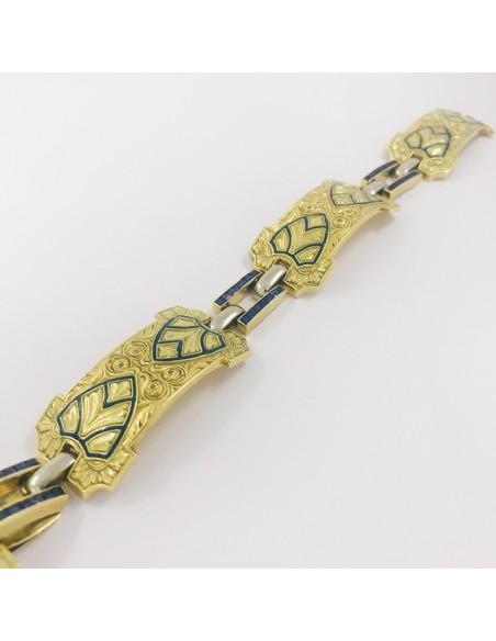 Pulsera vintage en oro 18kt