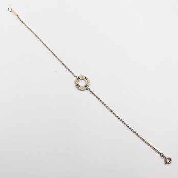 Pulsera Tiffanyâ€™s en oro y brillantes