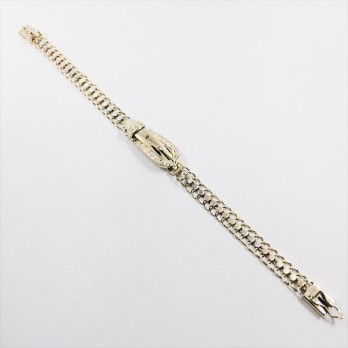 Pulsera de oro en forma de cinturÃ³n