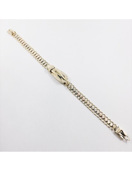 Pulsera de oro en forma de cinturÃ³n