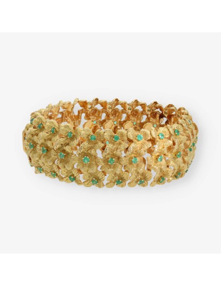 Pulsera semirrÃ­gida en oro 18kt
