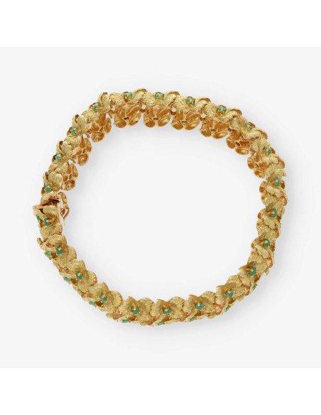 Pulsera semirrÃ­gida en oro 18kt