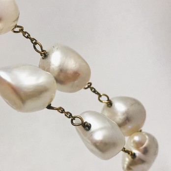 Pulsera en oro 18kt con perlas. 2