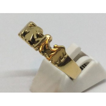 Sortija Tous en oro con motivo de niÃ±os 2