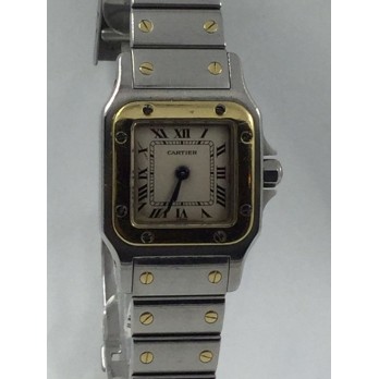 Cartier Santos de acero y oro para dama