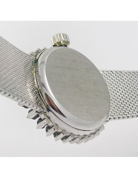 Omega Geneve en oro blanco con brillantes.