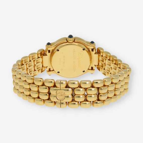 Reloj Chopard Happy Sport 18kt brillantes caja y documentos