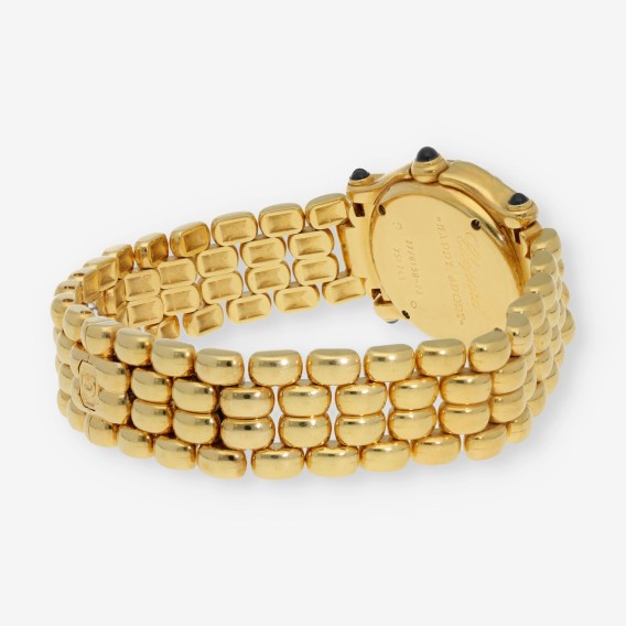 Reloj Chopard Happy Sport 18kt brillantes caja y documentos