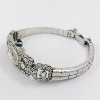 Reloj vintage con brillantes 2