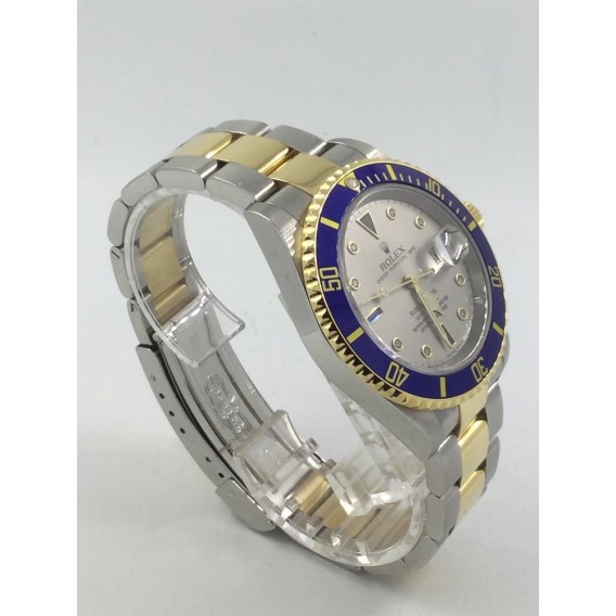 Rolex Oyster Perpetual Submariner acero, oro y diamantes