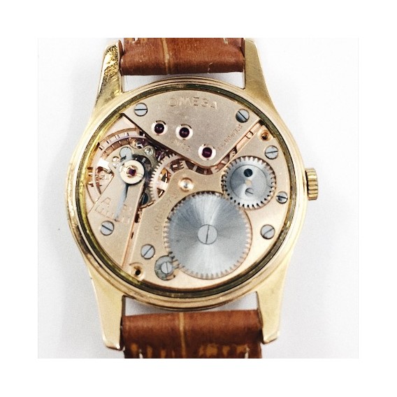 Reloj Omega vintage oro cuerda manual