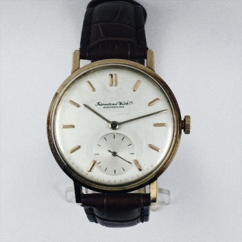 Reloj de oro IWC de cuerda manual , aÃ±os 60 2