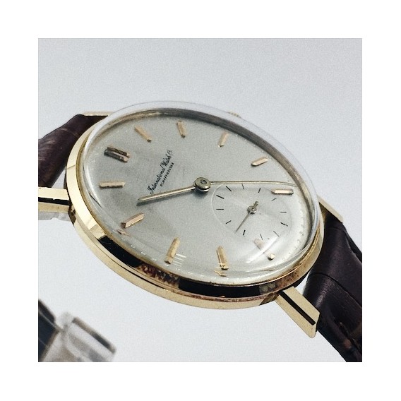 Reloj de oro IWC de cuerda manual , aÃ±os 60