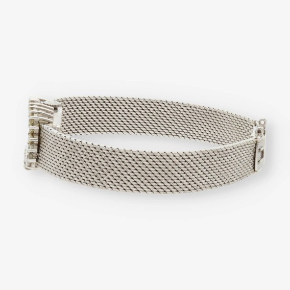 Reloj universal para dama en oro blanco 18kt