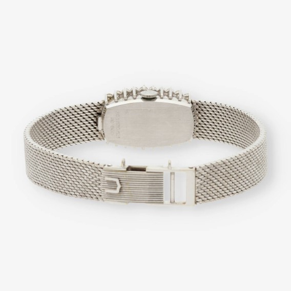 Reloj universal para dama en oro blanco 18kt