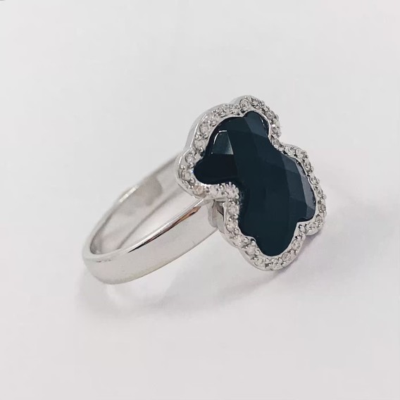 Anillo tous en oro blanco 18kt con Ã³nix y brillantes