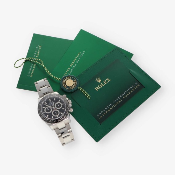 Rolex Daytona acero 116500LN con caja y documento 08/2021