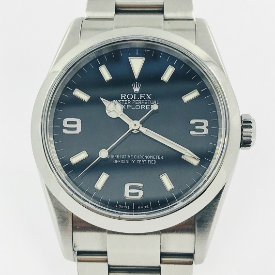 Rolex Explorer en acero.