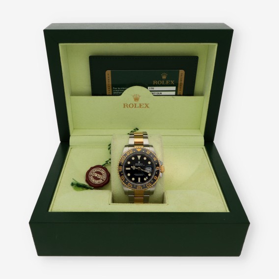 Rolex GMT Master II 116713LN caja y documentos