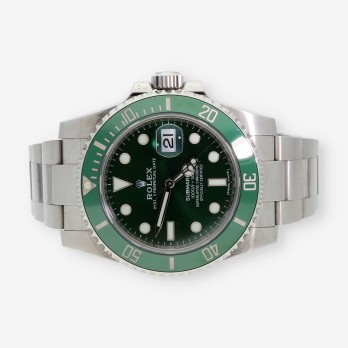 Rolex Submariner 116610LV Hulk con caja y documentos 2