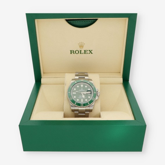 Rolex Submariner 116610LV Hulk con caja y documentos