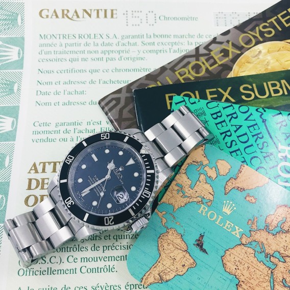 Rolex Submariner 16610 con caja y documento