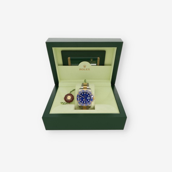 Rolex Submariner mixto 116613LB con caja y documento