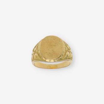 Anillo sello en oro 18kt