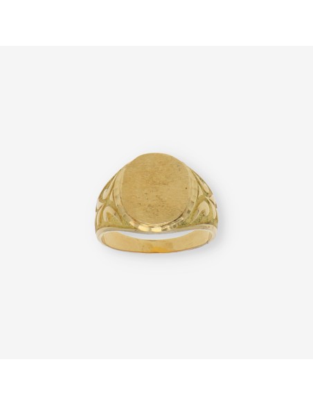 Anillo sello en oro 18kt