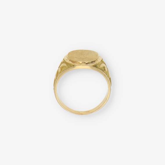 Anillo sello en oro 18kt