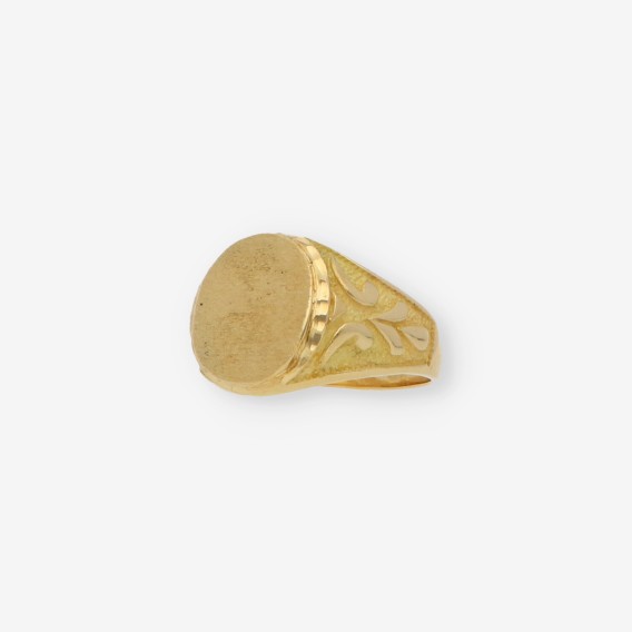 Anillo sello en oro 18kt
