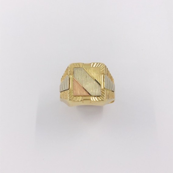 Anillo sello en oro 18kt