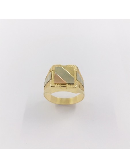 Anillo sello en oro 18kt