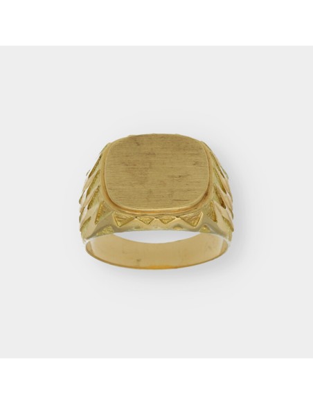 Anillo sello en oro 18kt