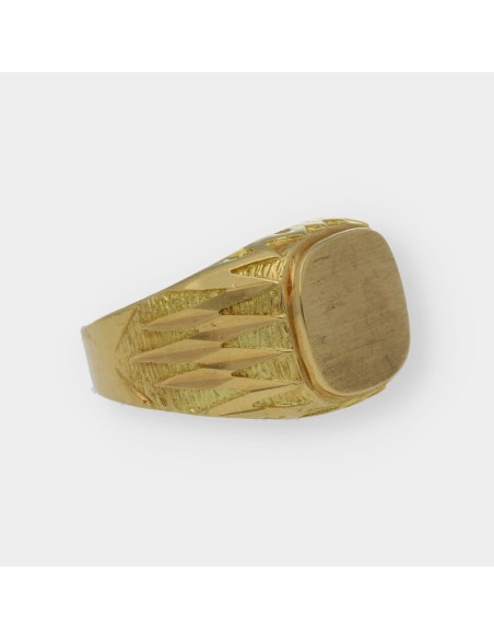 Anillo sello en oro 18kt