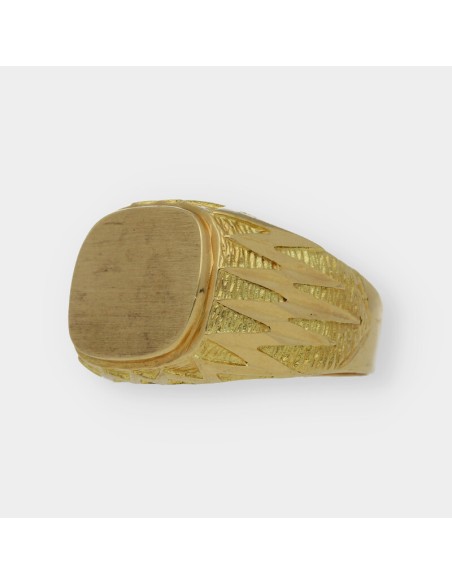 Anillo sello en oro 18kt